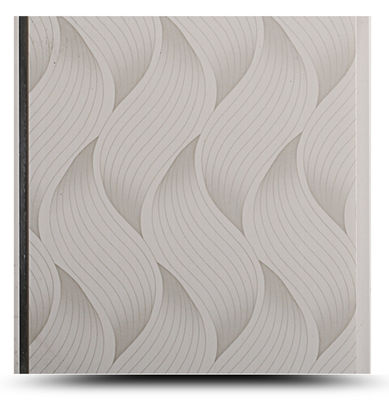 Popularne kolorystyki Płyty PVC do sufitu i ściany Wave Drukowane Pvc Panele ścienne do łazienki Wodoszczelne Panele Płyty do łazienki