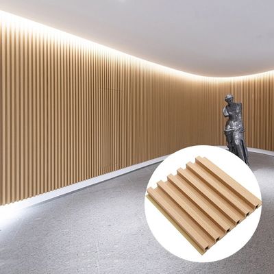 Hollow 23MM Thickness Wpc Fluted Wall Panels Exterior