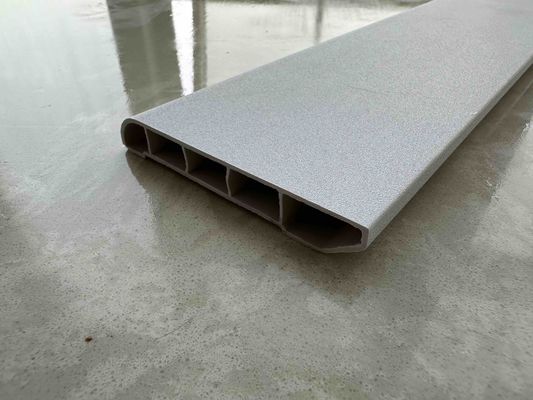 Floor Edge Protection Pvc Flexible Skirting Board Fireproof 10mm Thickness