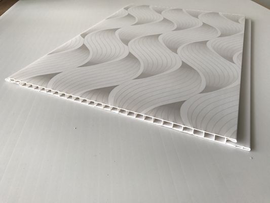 Popularne kolorystyki Płyty PVC do sufitu i ściany Wave Drukowane Pvc Panele ścienne do łazienki Wodoszczelne Panele Płyty do łazienki