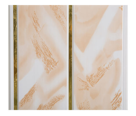 Szerokie złote linie Wodoodporne panele ścienne do okładzin łazienkowych 250mm