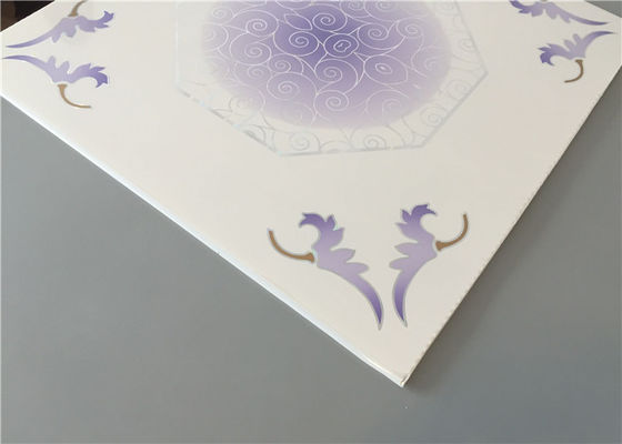 595*595mm płyty sufitowe Ekologiczne Nowoczesne płytki sufitowe podwieszone do garażu / łazienki