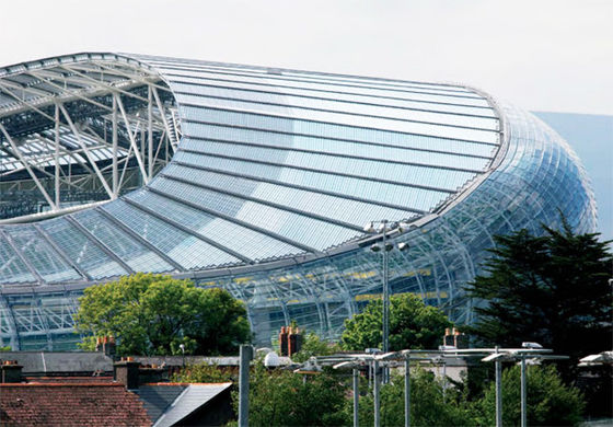 Przezroczyste płyty z poliwęglanu Lexan, faliste panele świetliste