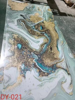 UV Coating Waterproof Pvc Wall Panel Marble Color ISO Designs