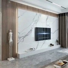 Płyty PVC UV wodoodporne panele ścienne z marmuru panele dekoracyjne o wysokim połysku