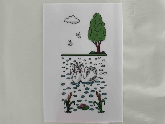 Drukowanie UV Arkusze z polistyrenu Drukowanie 3D Arkusze dekoracyjne PS Biały panel reklamowy kolorowy