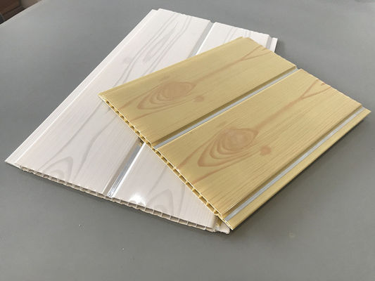 200 × 5.95M Wnętrza Artystyczne Pvc Płyty pokrycia drewna Do restauracji 7mm Grubość 8 cali pvc płytka sufitowa popularny drewniany kolor