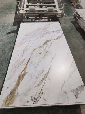 PVC marble sheet SPC stone plastic wall panel eco-friendly UV coating marble sheets interior wall decorative material