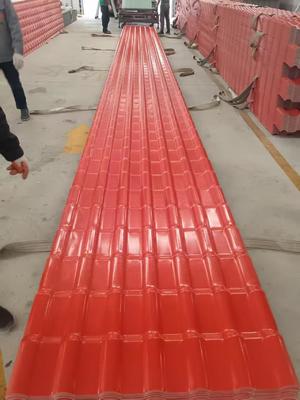 ASA UPVC Roofing Tiles Popular Plastic Roofing Sheets External Colonial Color Spanish