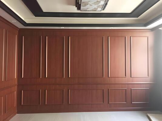 5mm / 8mm Thickness Carbon Crystal Plate Bamboo Charcoal Fiber Wood Veneer Pvc Foam Board For Indoor Wall Decorative