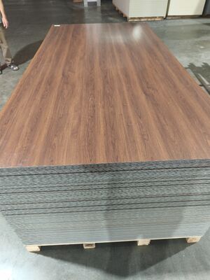 8mm 4ft*8ft Wooden Big Pvc Wall Panel For Indoor Wall Decorative Carbon Crystal Sheet