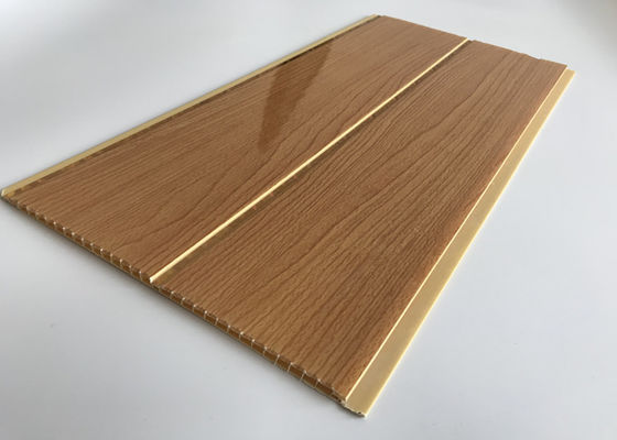 Drukowanie na środkowym rowku Panele drewniane PCV Przecierać czystą powierzchnię Ognioodporne