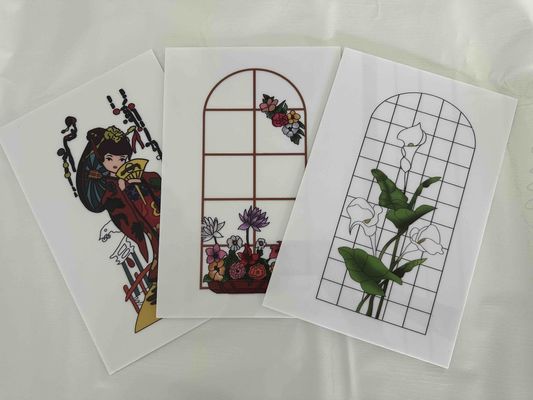 Drukowanie UV Arkusze z polistyrenu Drukowanie 3D Arkusze dekoracyjne PS Biały panel reklamowy kolorowy